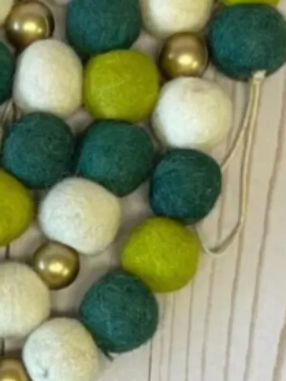 Felt Ball Pom Pom Garland 72
